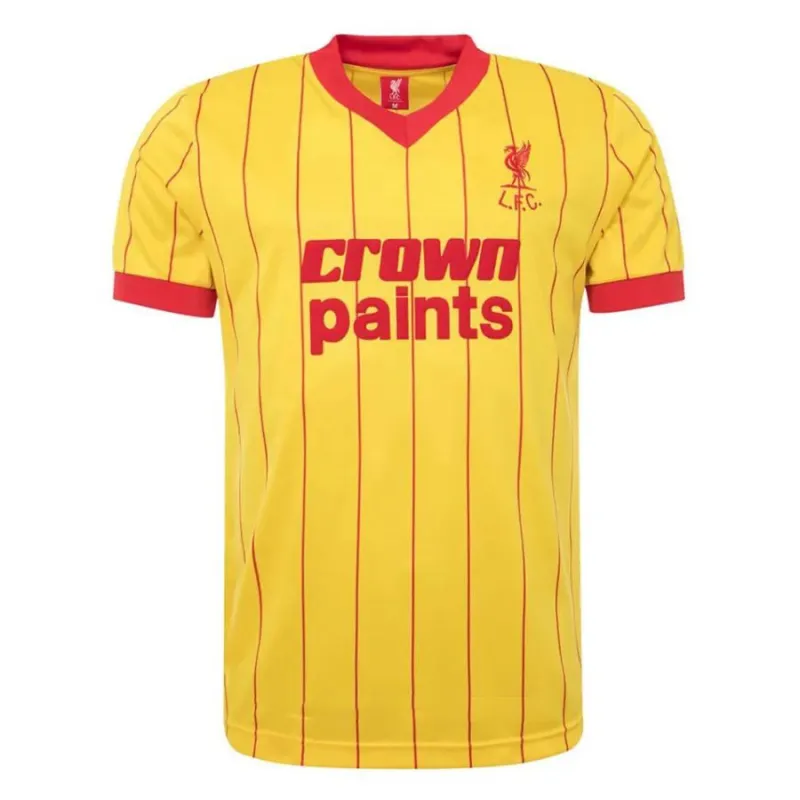 Liverpool 1983/84 Retro Away Jersey - Yellow