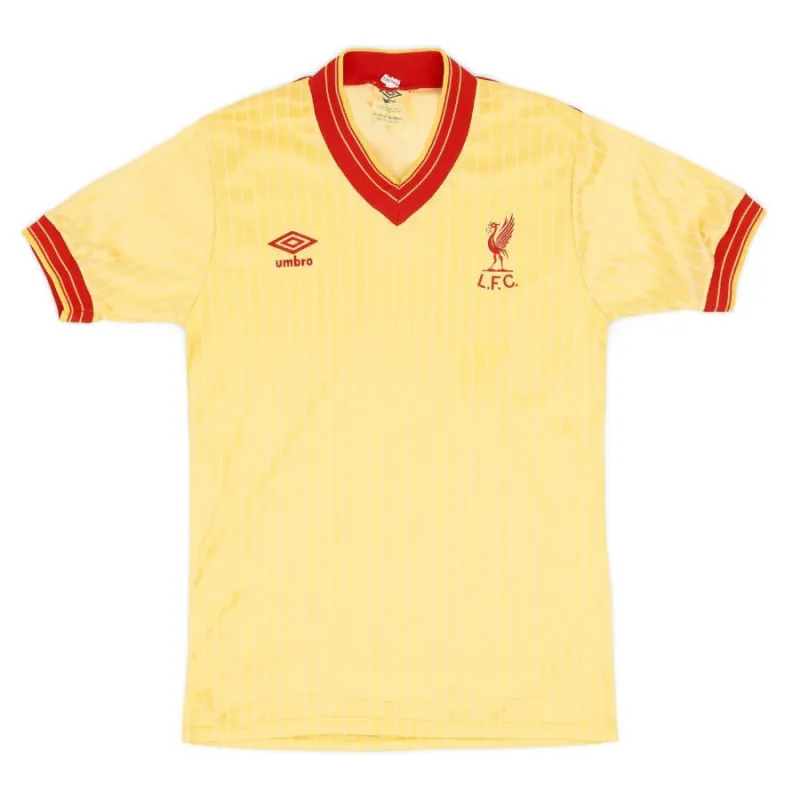 Liverpool 1984 Retro Away Jersey - Yellow