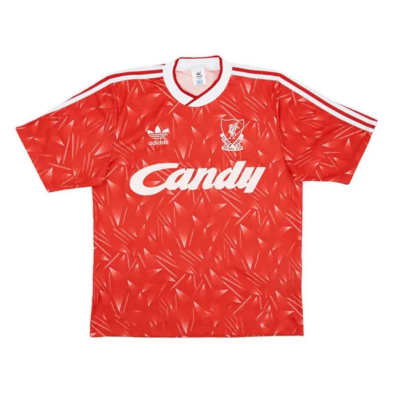 Liverpool 1989 1991 Retro Home Jersey - Red