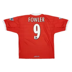 Liverpool FOWLER 1998/99 Retro Home Jersey - Red