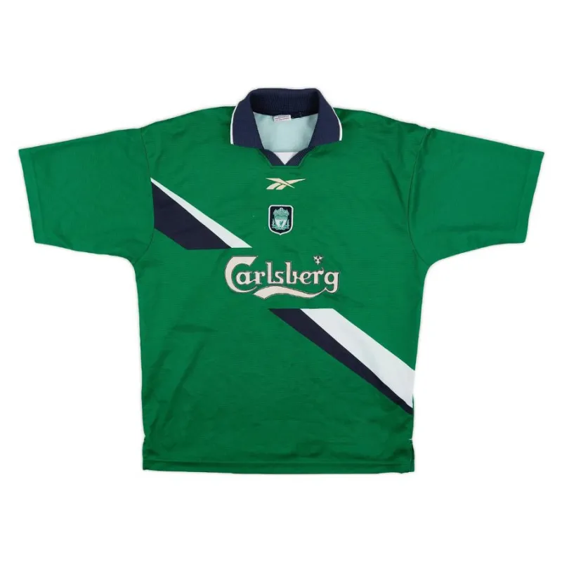 Liverpool REDKNAPP 1999/2000 Retro Away Jersey - Green