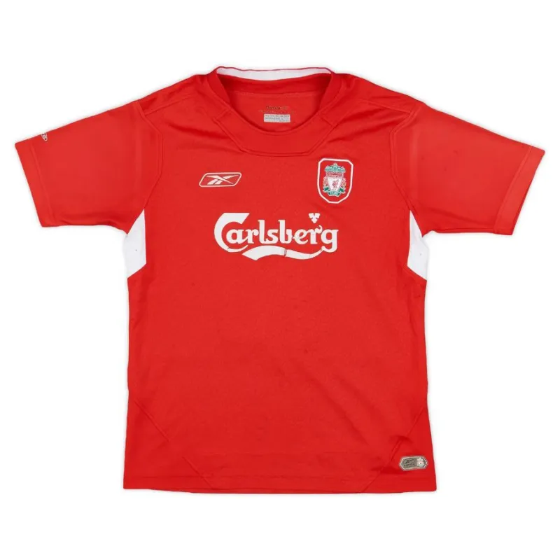 Liverpool 2004 2006 Maillot domicile rétro - Rouge