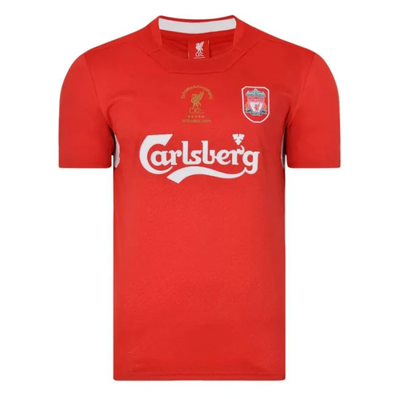 Liverpool 2005 Maillot domicile rétro Finale UCL - Rouge
