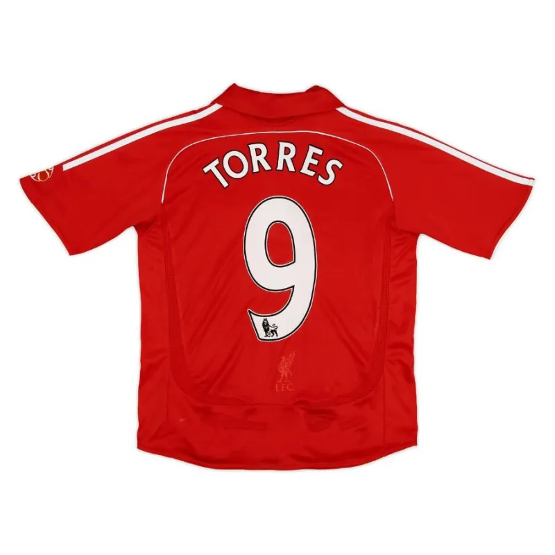 Liverpool TORRES 2006/07 Camiseta retro local - Roja