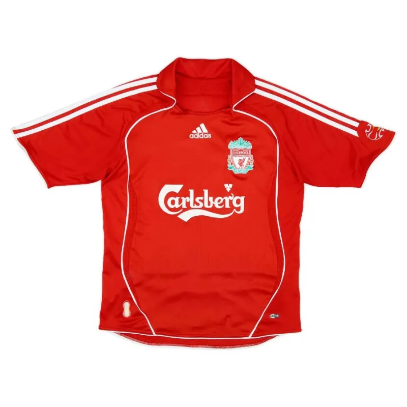 Liverpool 2006 2008 Retro-Heimtrikot - Rot