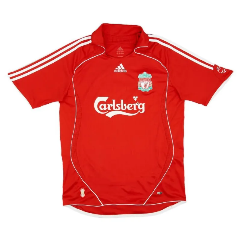 Liverpool ALONSO 2006 2008 Retro-Heimtrikot - Rot