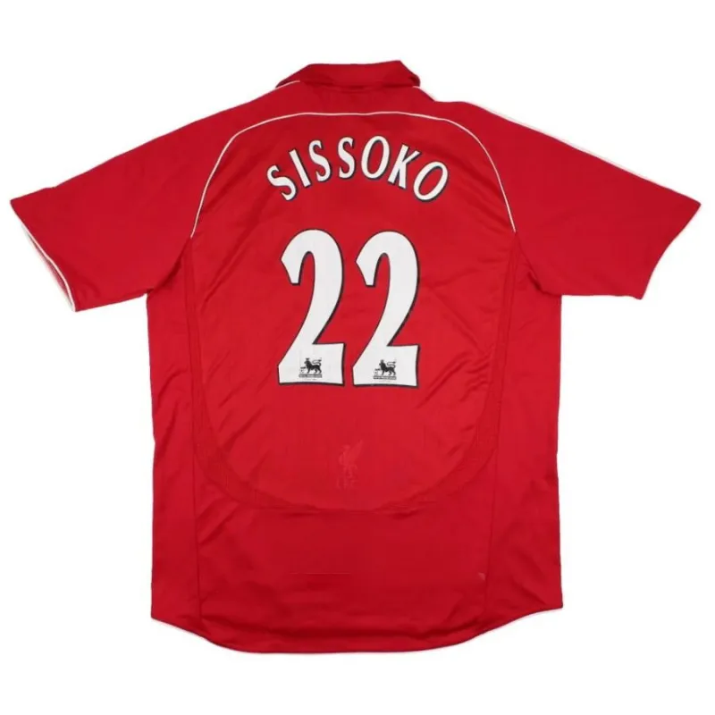 Liverpool SISSOKO 2006 2008 Camiseta retro local - Roja