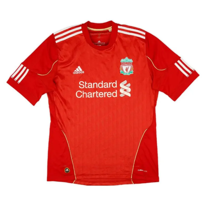 Liverpool 2010 2012 Retro Home Jersey - Red