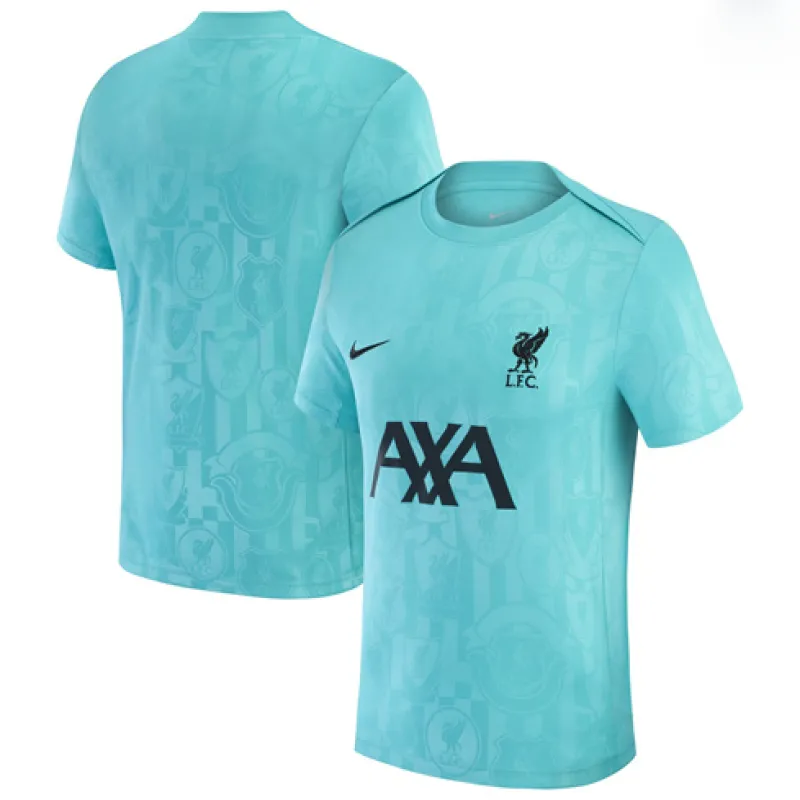 Camiseta prepartido de Liverpool 2024/25 - Azul
