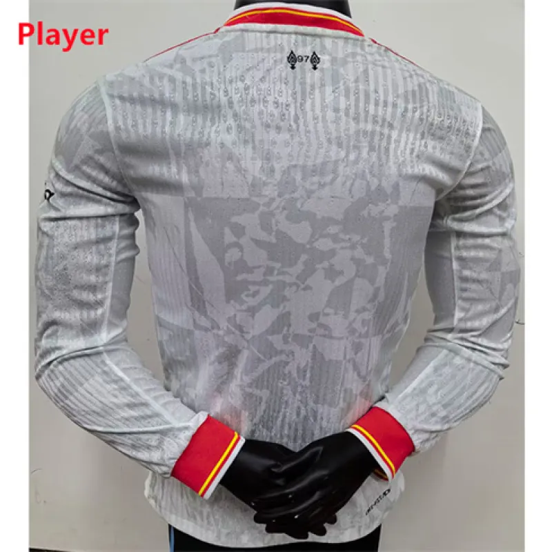 Liverpool 2024/25 Third Long Sleeve Jersey - Player Edition - White