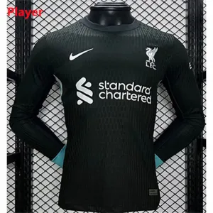 Camiseta de manga larga de visita de Liverpool 2024/25 - edición de jugador - Verde bosque