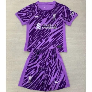 Camiseta de portero para niños de Liverpool 2024/25 - Púrpura
