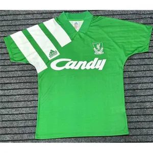 Liverpool 1992 Away Retro Football Shirt - Green