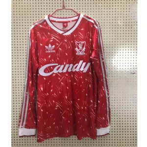 Liverpool 1989 Home Retro Long Sleeve Jersey - Red