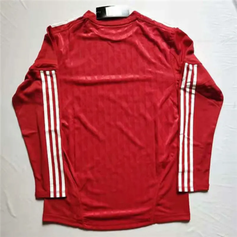 Liverpool 2011/12 Heim-Retro-Langärmel-Trikot - Rot