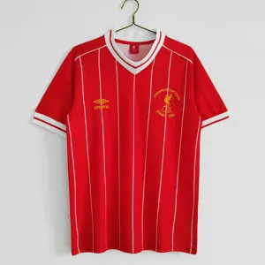 Liverpool 1981 - 84 UEFA Champions League Retro Home Jersey - Red