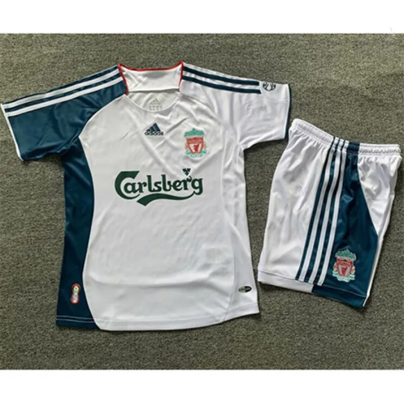 Liverpool 2006/07 Retro Away Kids' Jersey - White