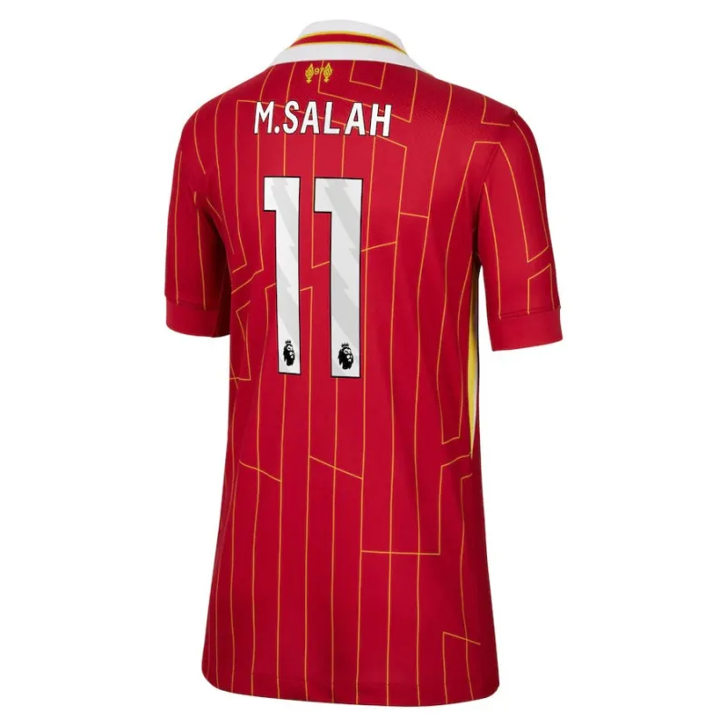 Salah's Liverpool 2024/25 Home Kids' Jersey Set - Red