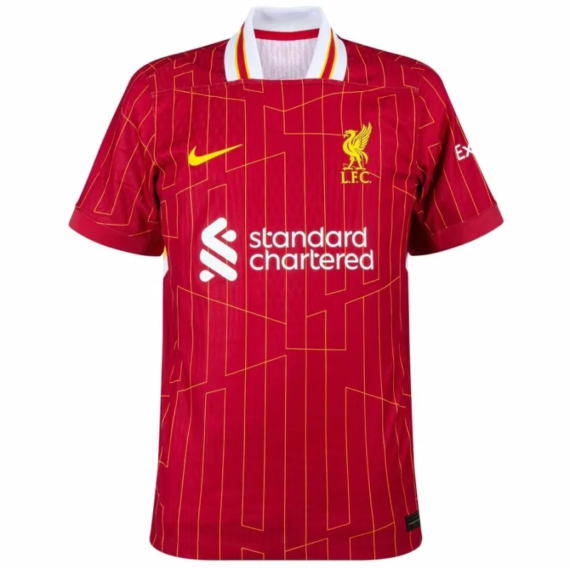Juego de camisetas para niños de campo de Liverpool 2024/25 de Virgil - Rojo