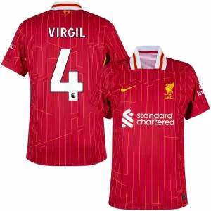 Camiseta de campo de Liverpool 2024/25 de Virgil - Rojo