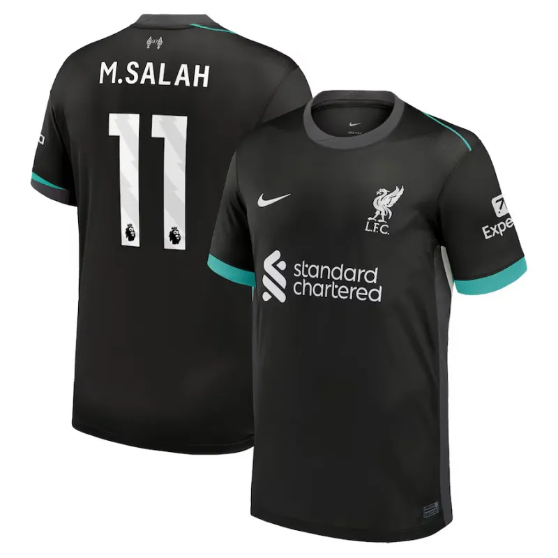 Maillot d'extérieur de Liverpool 2024/25 de Salah - Vert forêt
