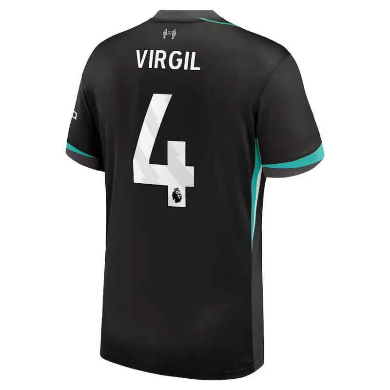 Virgils Liverpool 2024/25 Auswärts - Kinder - Trikotsatz - Waldgrün