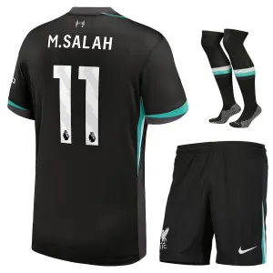 Juego de camisetas de fuera de casa para niños de Liverpool 2024/25 de Salah - Verde bosco