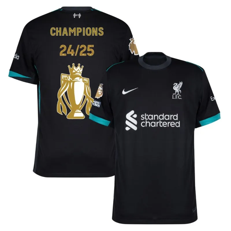 Liverpool 2024/25 Championship Trophy Away Jersey - Forest Green
