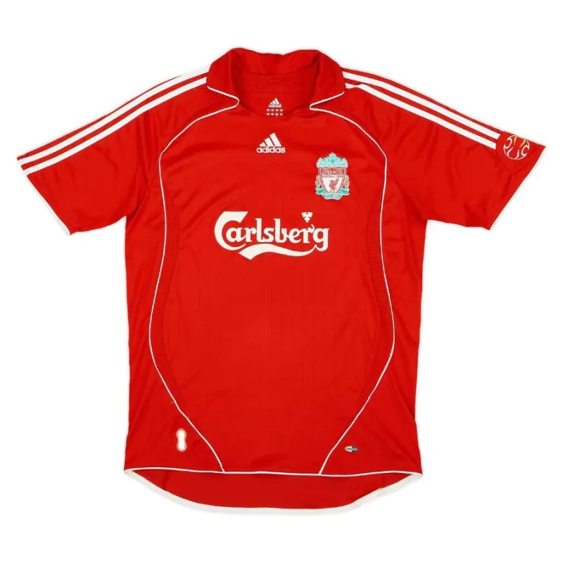 Steven Gerrard Liverpool 2006/2007 Retro Heimtrikot - Rot
