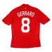 Steven Gerrard Liverpool 2008/10 Retro Heimtrikot - Rot