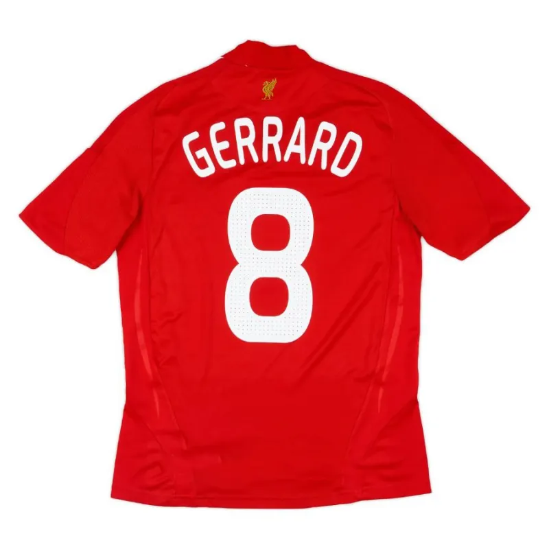 Steven Gerrard Liverpool 2008/10 Retro Heimtrikot - Rot