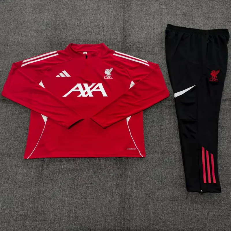 Liverpool 2025/26 Kinder Sportanzug Rot