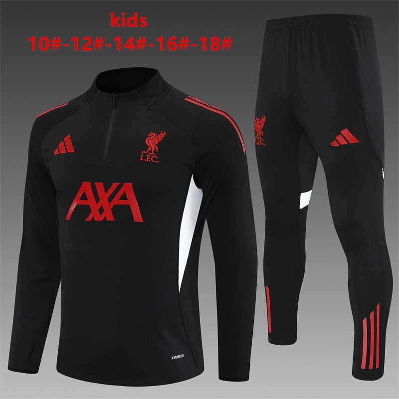 Liverpool 2025/26 Kids Sports Set Black
