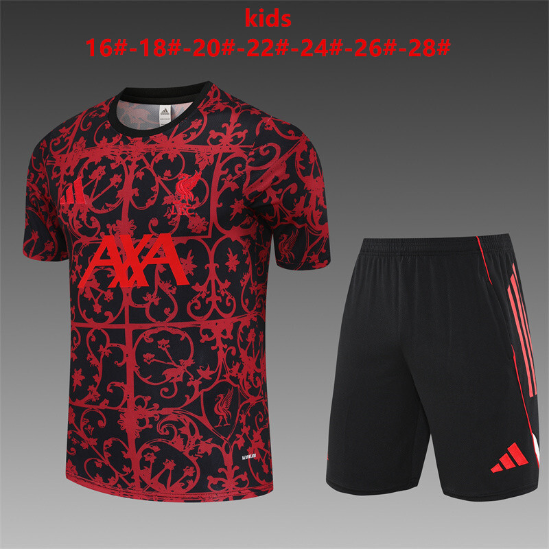 Liverpool 2025/26 Kinder Trainingsanzug Rot