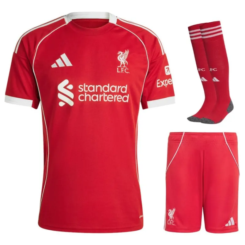 Liverpool 2025/26 Kids' Home Jersey Set - Red