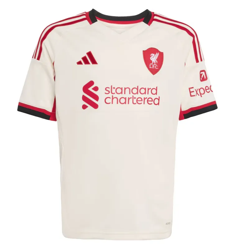 Liverpool 2025/26 Kids' Away Jersey - White