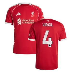 Liverpool VIRGIL 2025/26 Home Jersey - Red