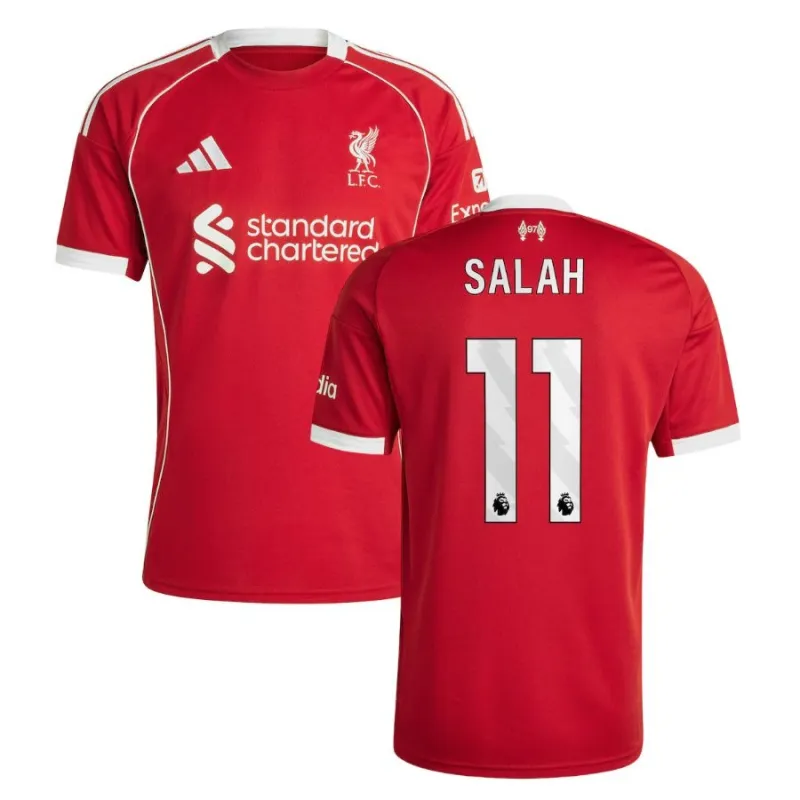 Liverpool SALAH 2025/26 Home Jersey - Red