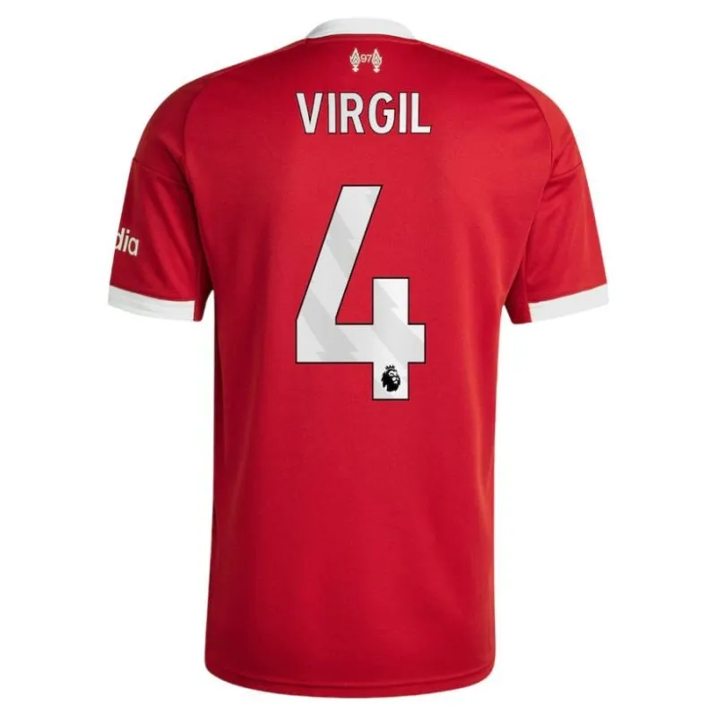 Liverpool VIRGIL 2025/26 Kids' Home Jersey Set - Red
