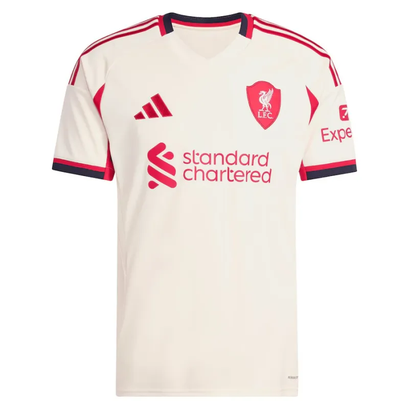 Liverpool VIRGIL 2025/26 Away Jersey - White