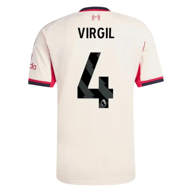 Liverpool VIRGIL 2025/26 Away Jersey - White