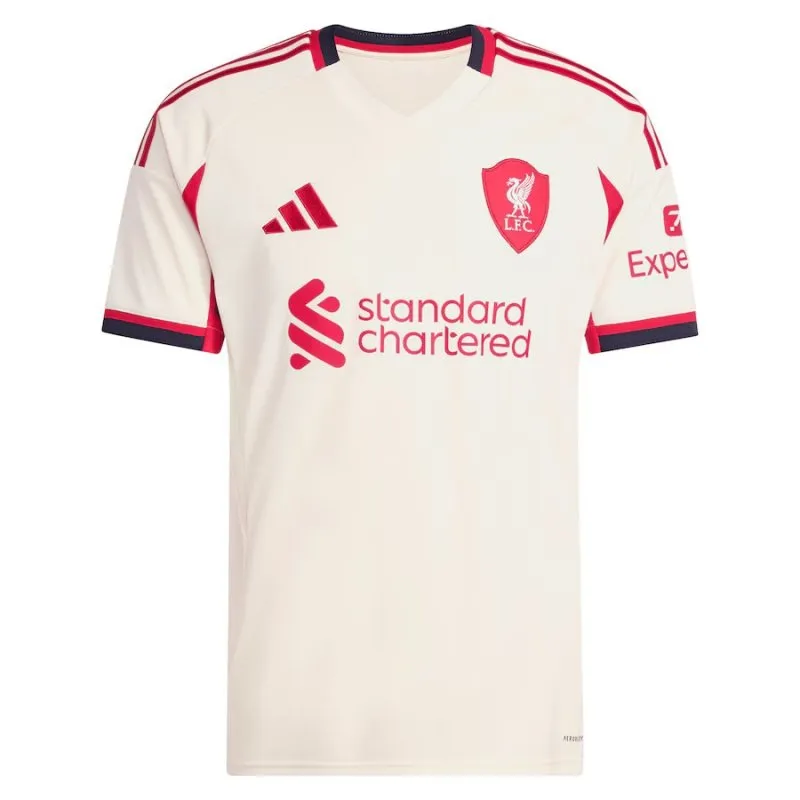 Liverpool SALAH 2025/26 Kids' Away Jersey Set - White