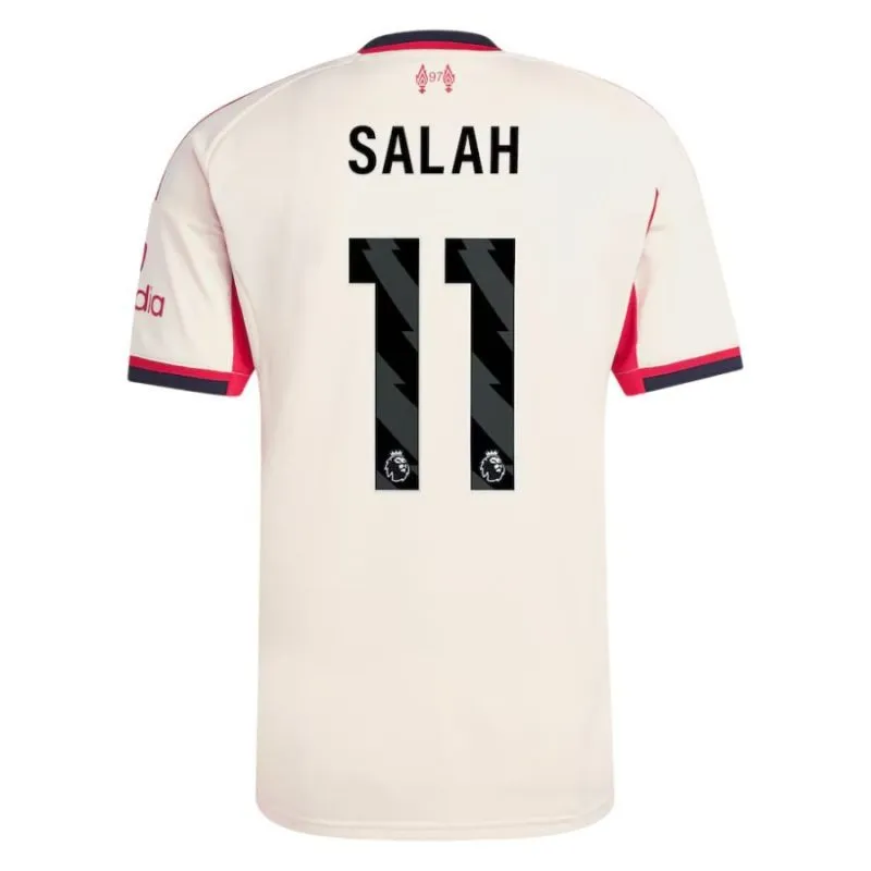 Liverpool SALAH 2025/26 Kids' Away Jersey Set - White