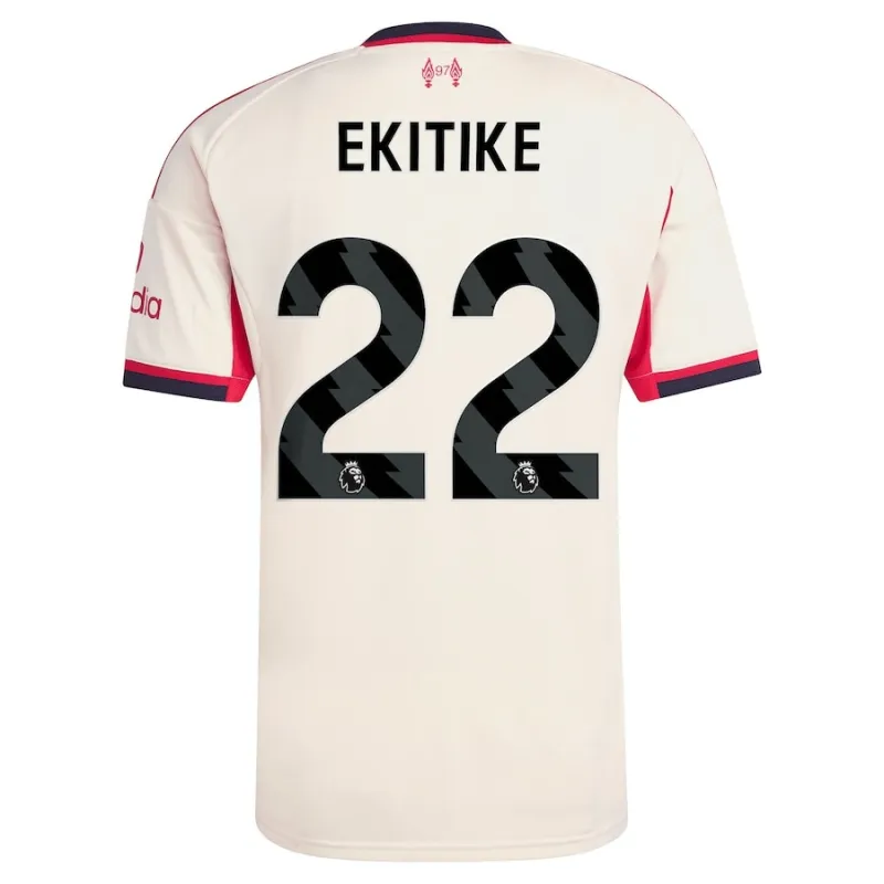 Liverpool EKITIKE 2025/26 Away Jersey - White
