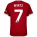 Liverpool WIRTZ 2025/26 Home Kit - Red
