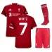 Liverpool WIRTZ 2025/26 Home Kids Kit - Red