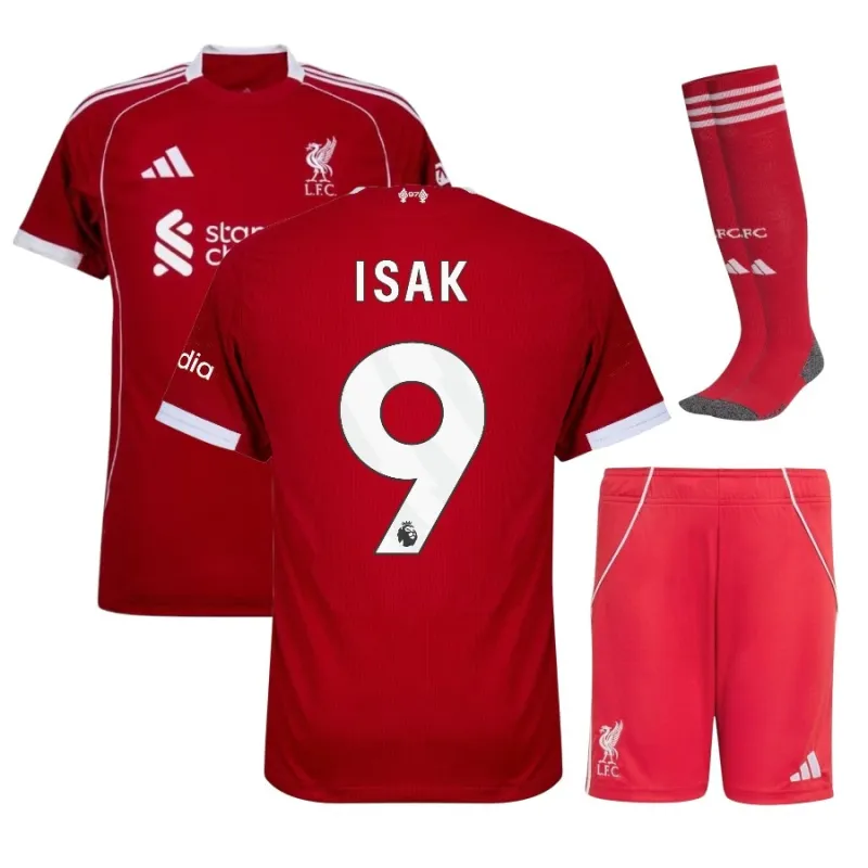 Liverpool ISAK 2025/26 Home Kids Kit - Red