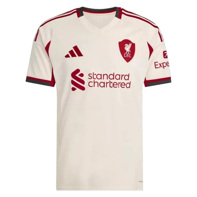 Liverpool ISAK 2025/26 Away Kids Kit - White