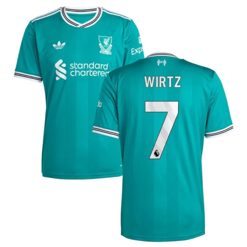 Liverpool WIRTZ 2025/26 Maglia Third - Verde