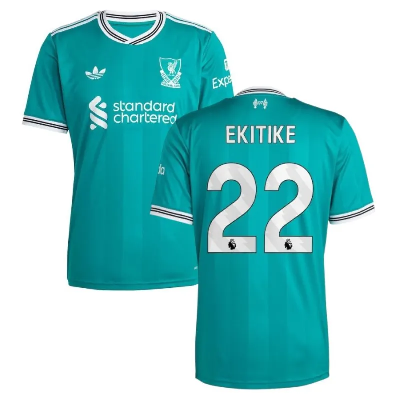 Liverpool EKITIKE 2025/26 Maillot Third - Vert